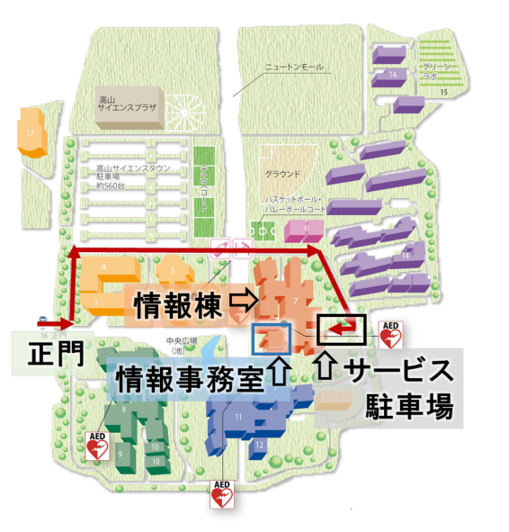 Parking guidance map